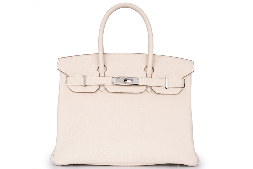 Ivory Top-Grain Leather Handbag for Women | Structured Designer Tote
