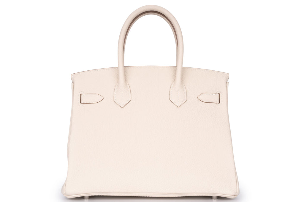 Ivory Top-Grain Leather Handbag for Women | Structured Designer Tote