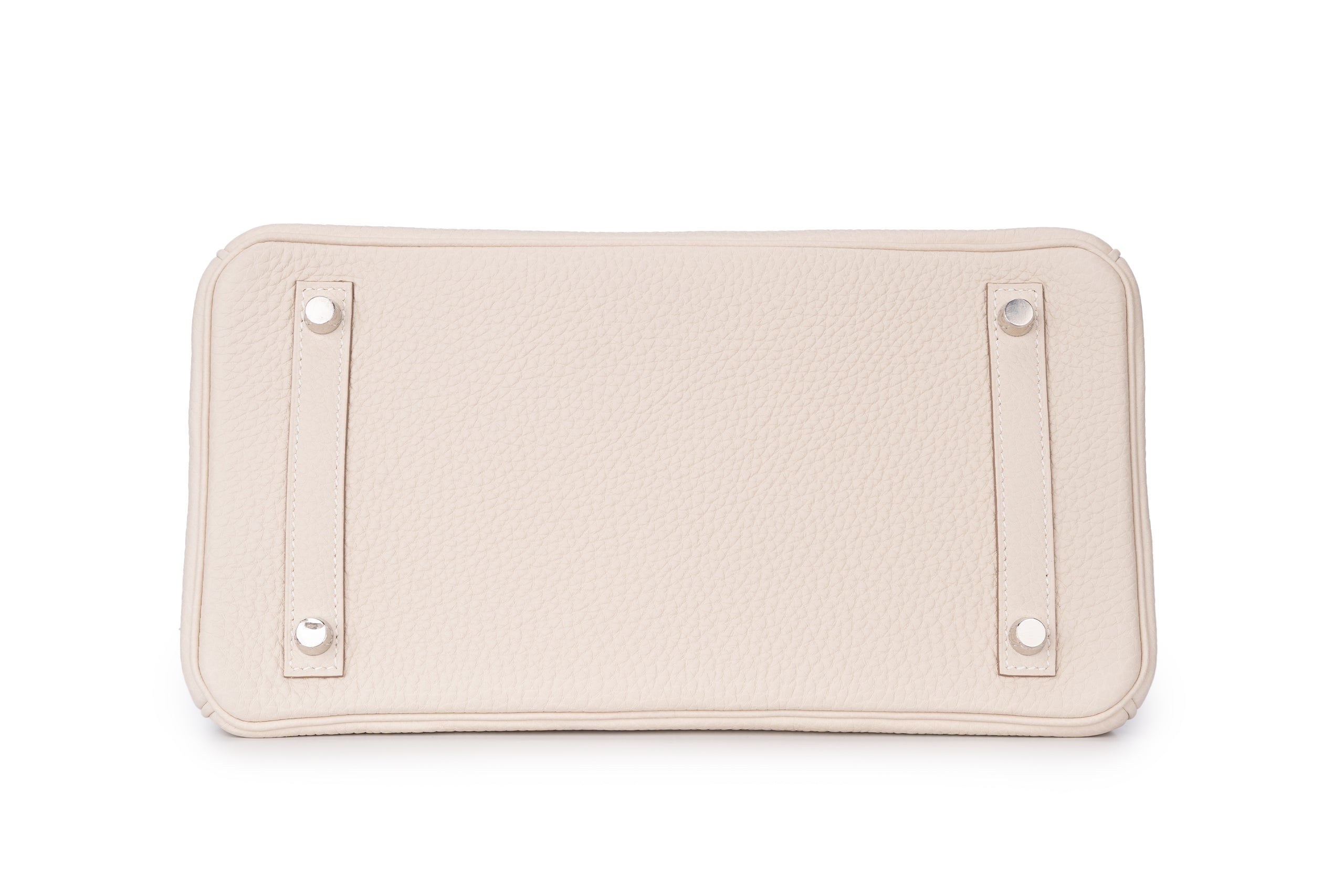 Ivory Top-Grain Leather Handbag for Women | Structured Designer Tote