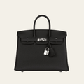 Black Leather Handbag for Women | Timeless Structured Tote