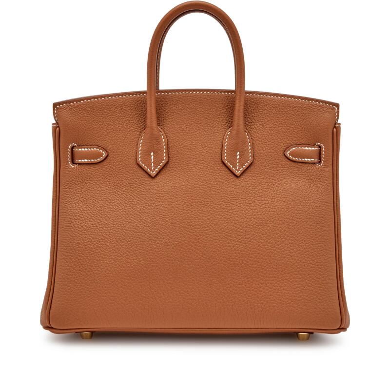 Caramel Structured Top Handle Bag