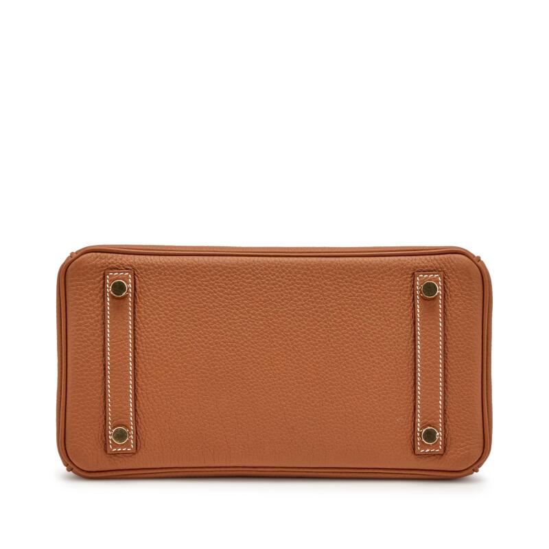 Caramel Structured Top Handle Bag